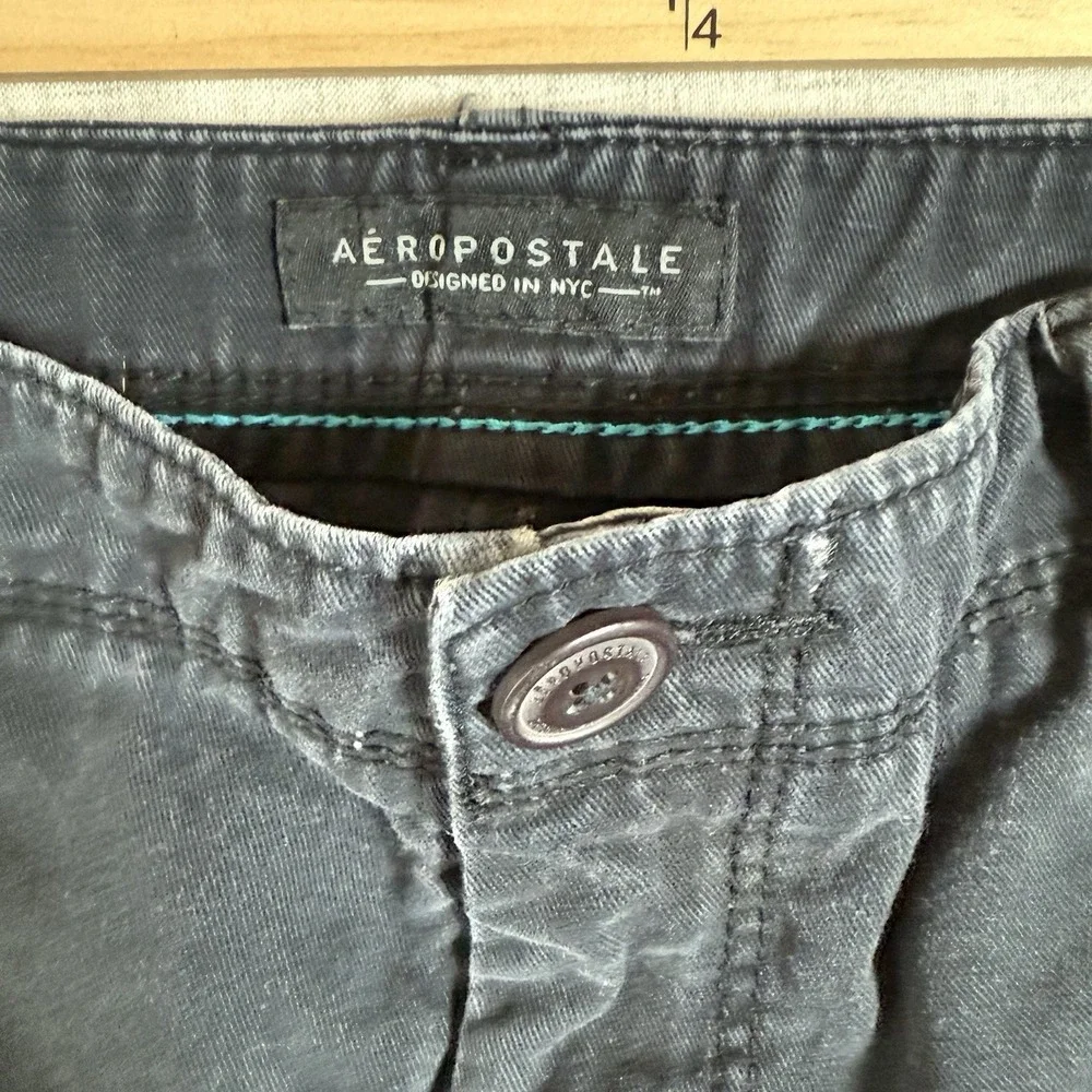 Aeropostale Men's‎ Cargo Shorts Y2K Blue 36